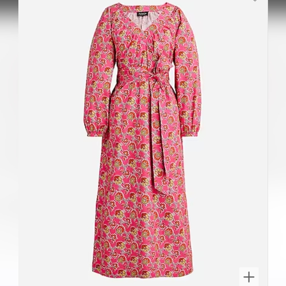 J. Crew Collection Printed Ratti Italian Fabric Maxi Dress - Picture 2 of 9